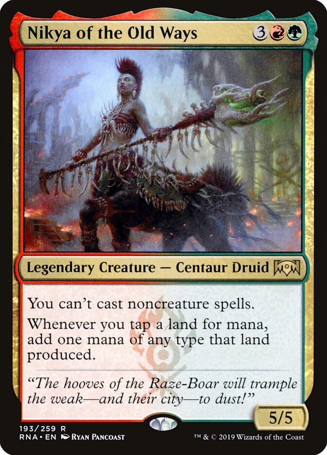 Nikya of the Old Ways - carta Magic The Gathering