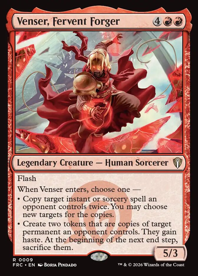 Venser, Fervent Forger - carta Magic The Gathering