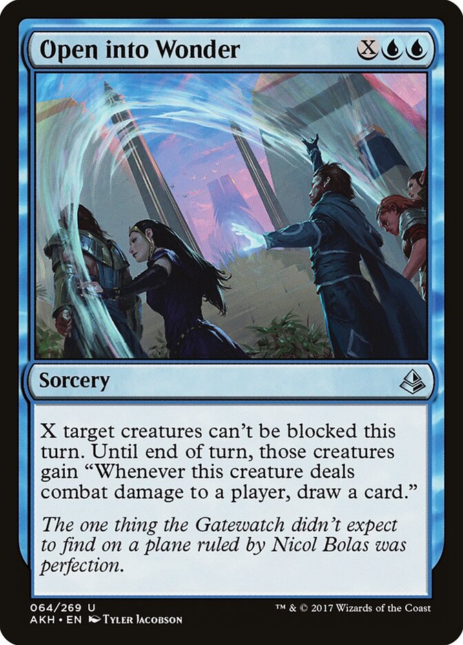 Open into Wonder - carta Magic The Gathering