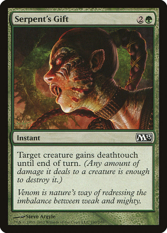 Serpent's Gift - carta Magic The Gathering