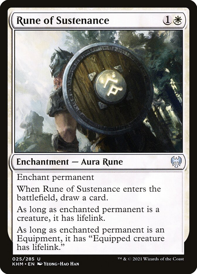 Rune of Sustenance - carta Magic The Gathering