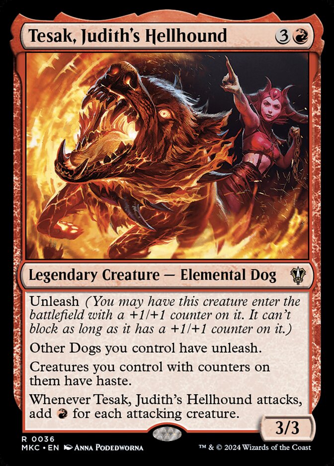 Tesak, Judith's Hellhound - carta Magic The Gathering