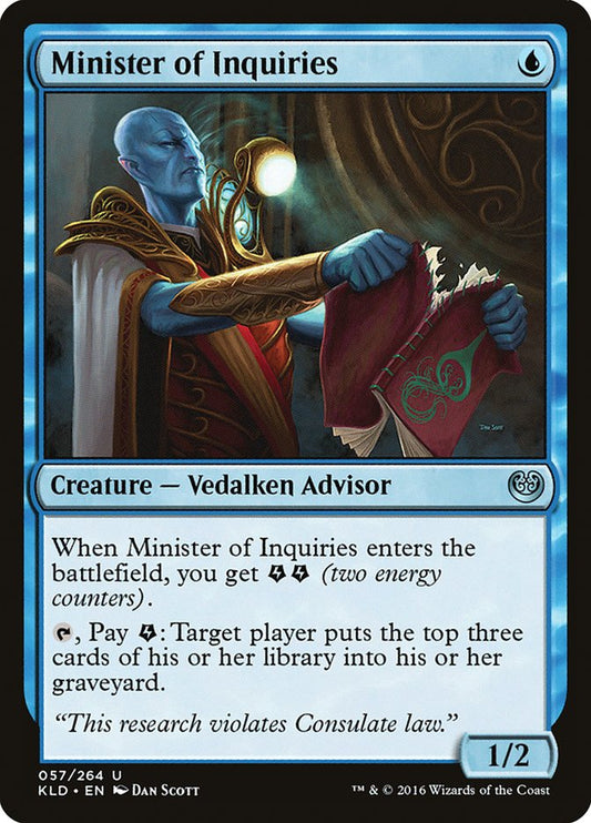 Minister of Inquiries - KLD-057-NF-STD