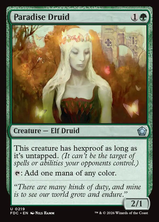Paradise Druid - carta Magic The Gathering