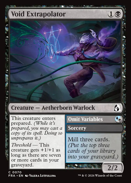 Void Extrapolator // Omit Variables - carta Magic The Gathering