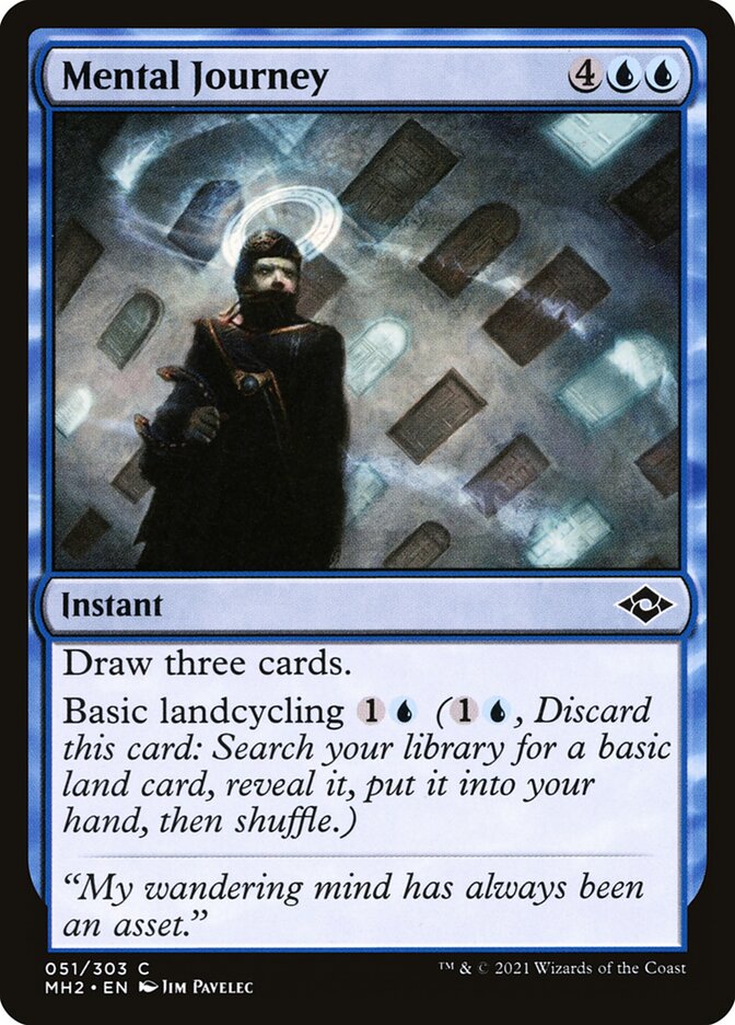 Mental Journey - carta Magic The Gathering