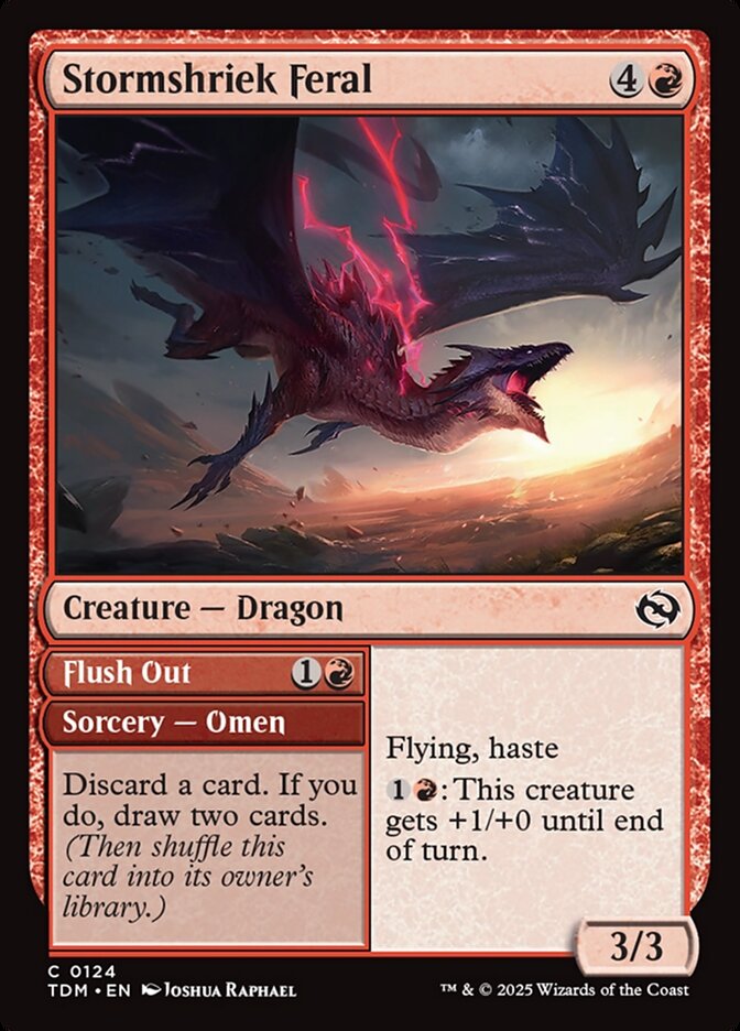 Stormshriek Feral // Flush Out - carta Magic The Gathering