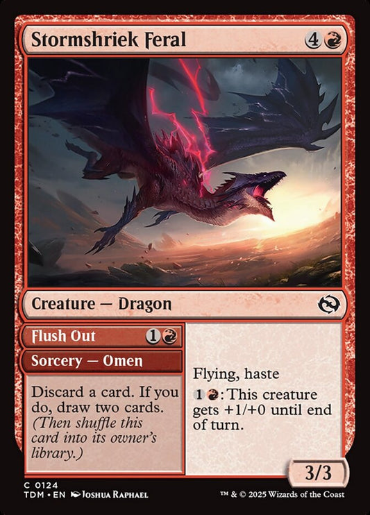 Stormshriek Feral // Flush Out - carta Magic The Gathering