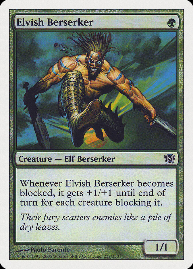Elvish Berserker - carta Magic The Gathering