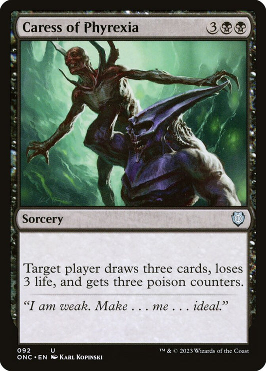 Caress of Phyrexia - carta Magic The Gathering