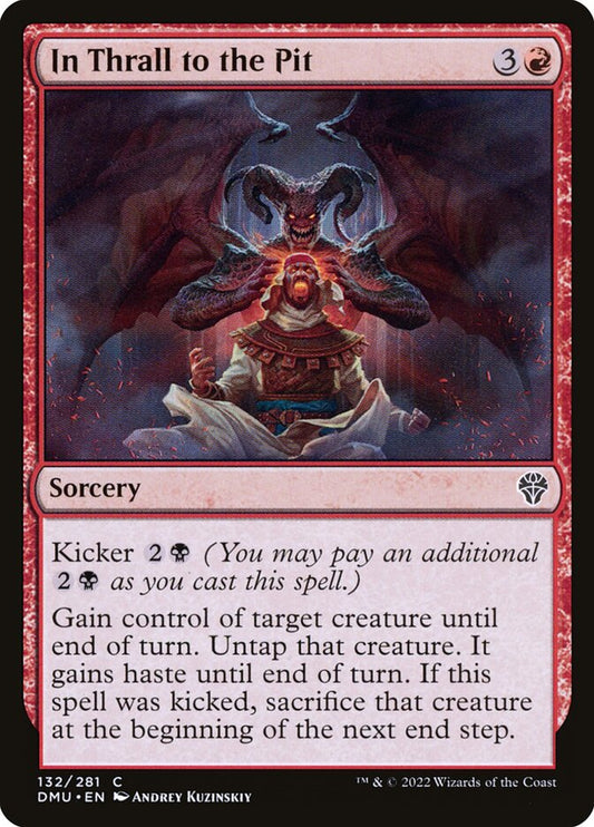 In Thrall to the Pit - carta Magic The Gathering