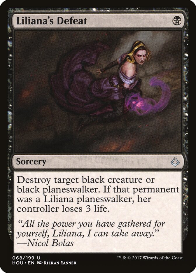 Liliana's Defeat - carta Magic The Gathering