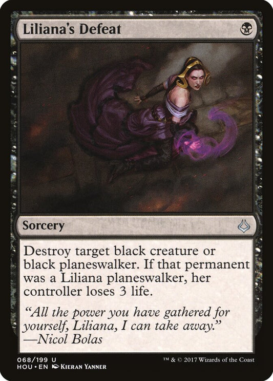 Liliana's Defeat - carta Magic The Gathering