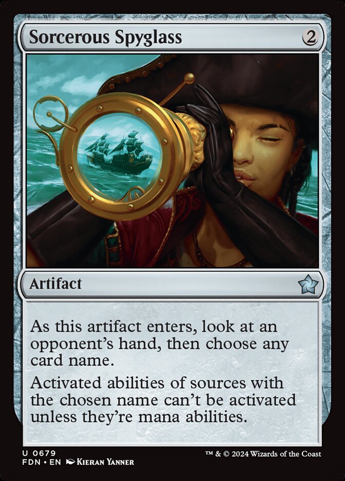 Sorcerous Spyglass - carta Magic The Gathering