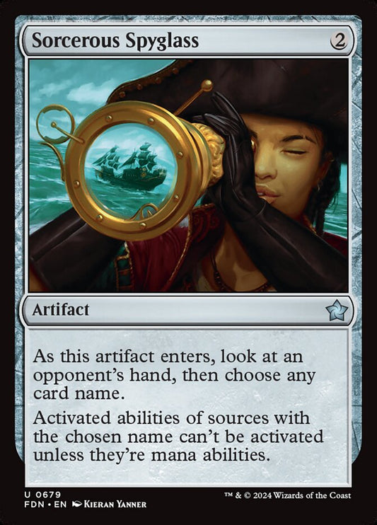 Sorcerous Spyglass - carta Magic The Gathering