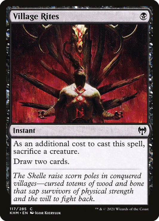 Village Rites - carta Magic The Gathering