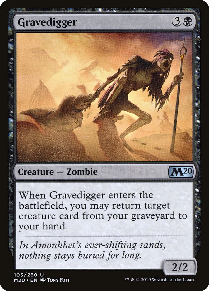 Gravedigger - carta Magic The Gathering