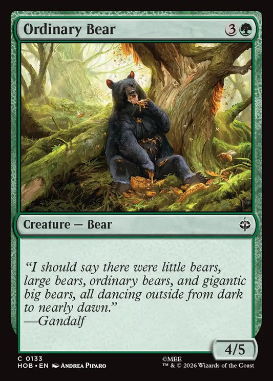 Ordinary Bear - carta Magic The Gathering