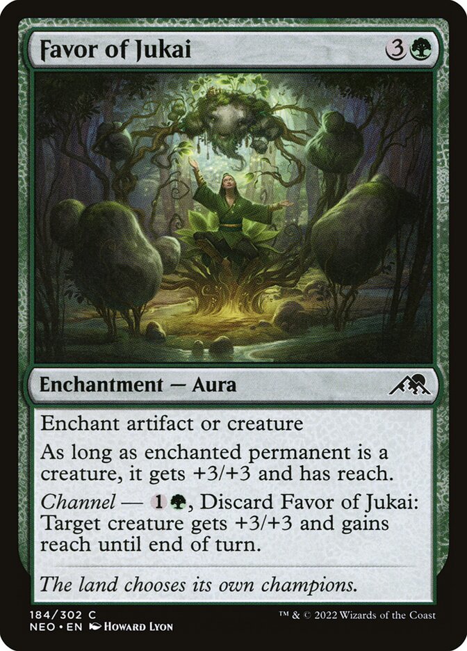 Favor of Jukai - carta Magic The Gathering