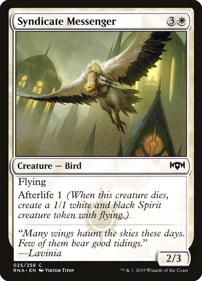 Syndicate Messenger - RNA-025-NF-STD
