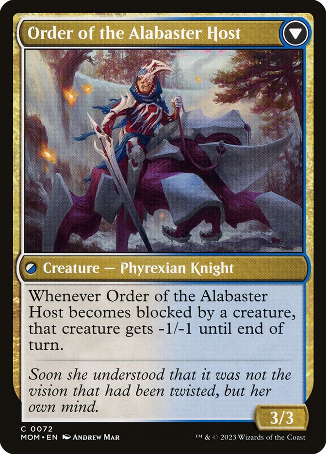 Order of the Alabaster Host - carta Magic The Gathering