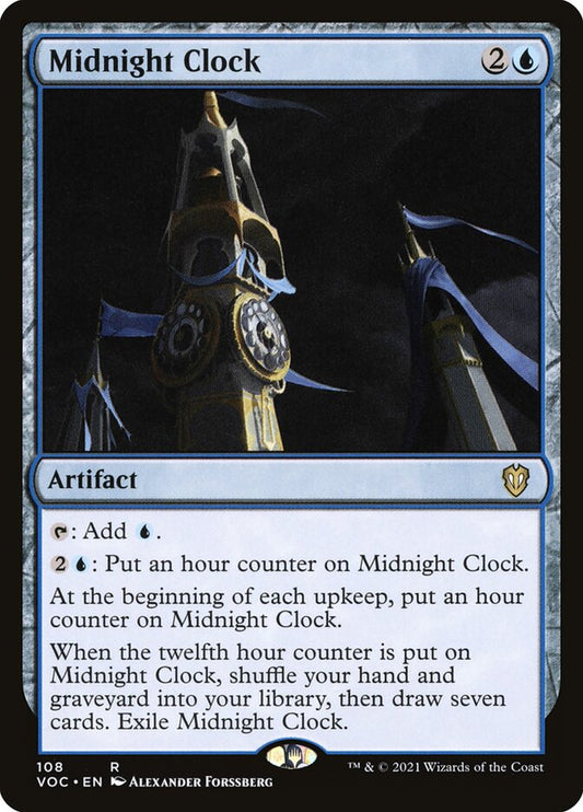 Midnight Clock - carta Magic The Gathering