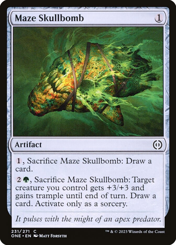 Maze Skullbomb - carta Magic The Gathering