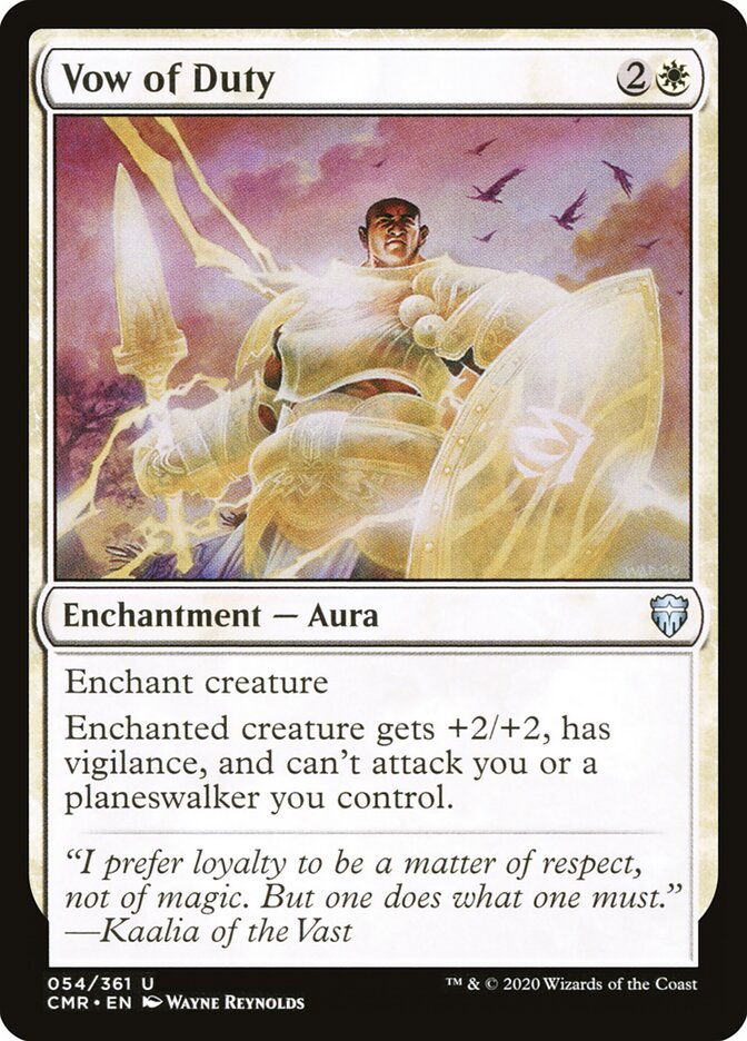 Vow of Duty - carta Magic The Gathering