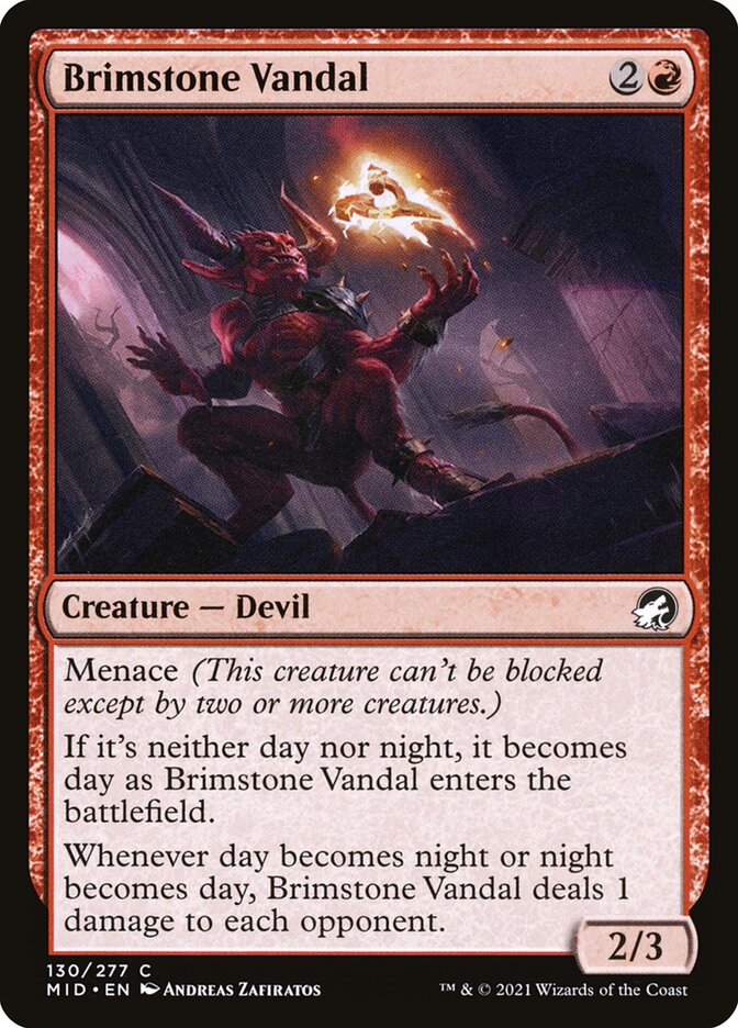 Brimstone Vandal - carta Magic The Gathering