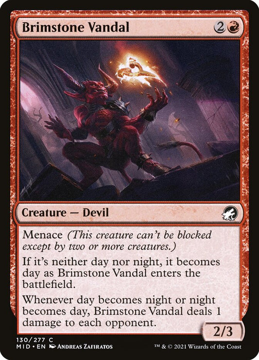 Brimstone Vandal - carta Magic The Gathering