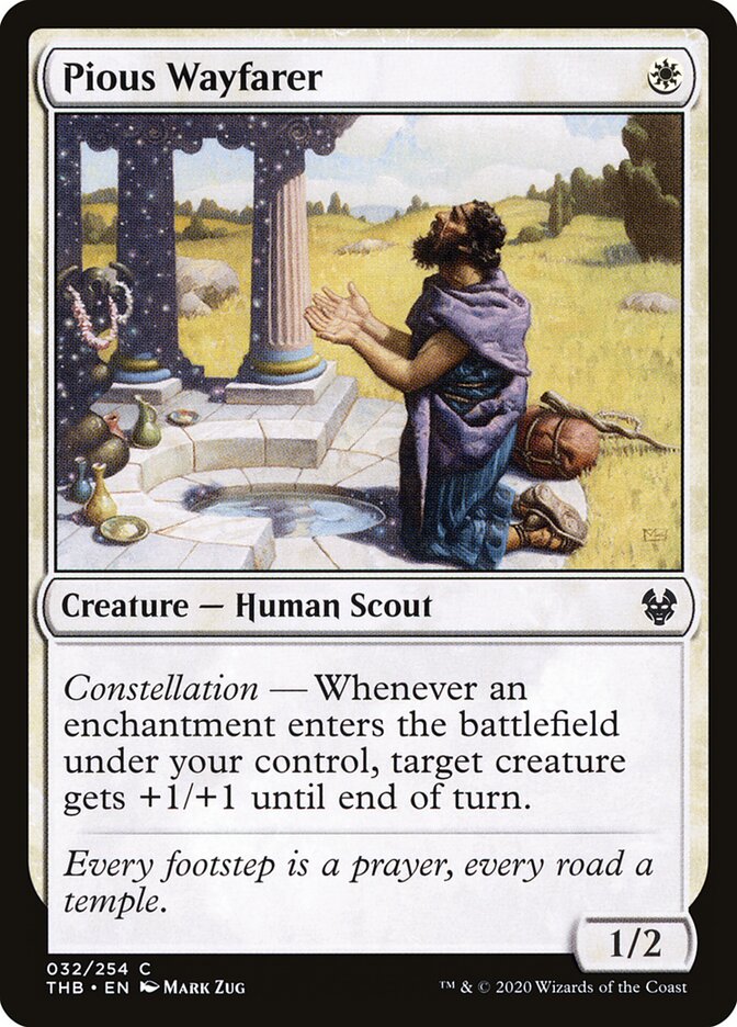 Pious Wayfarer - carta Magic The Gathering