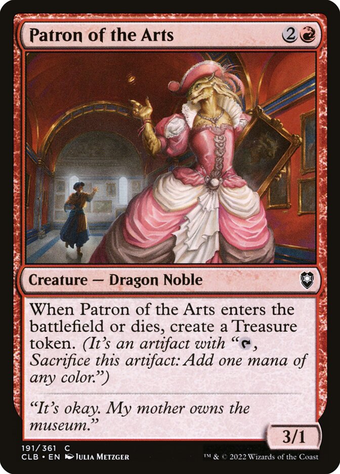 Patron of the Arts - CLB-191-NF-STD