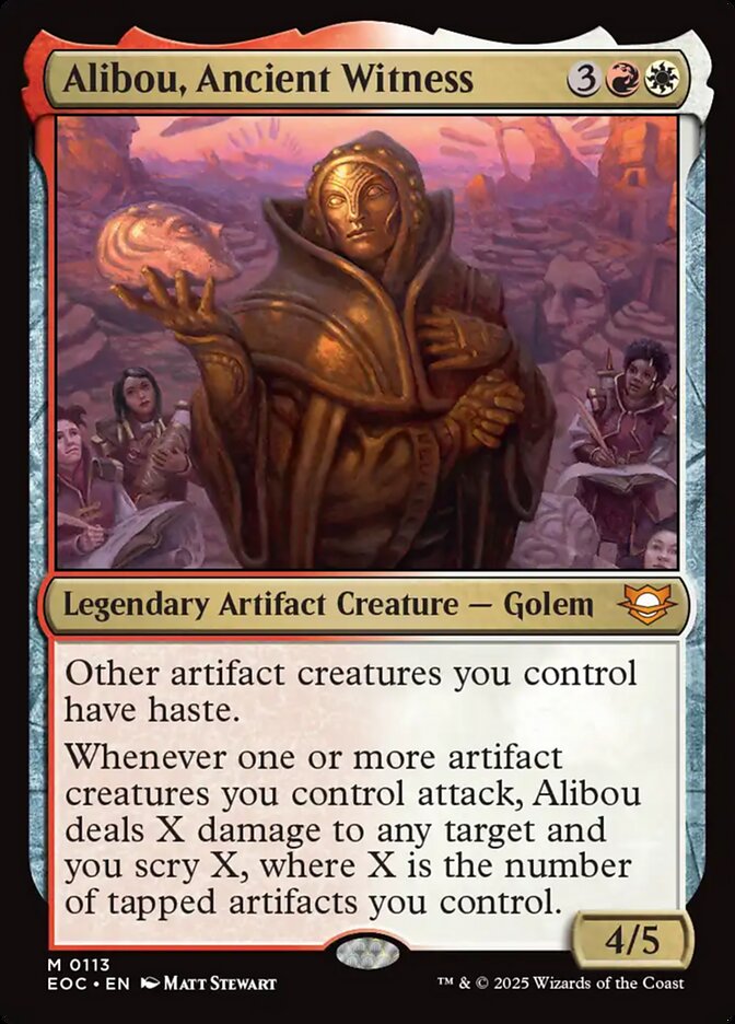 Alibou, Ancient Witness - carta Magic The Gathering