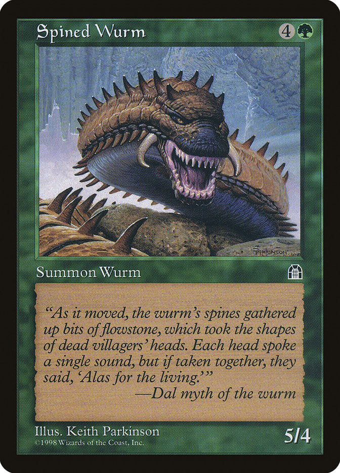 Spined Wurm - carta Magic The Gathering