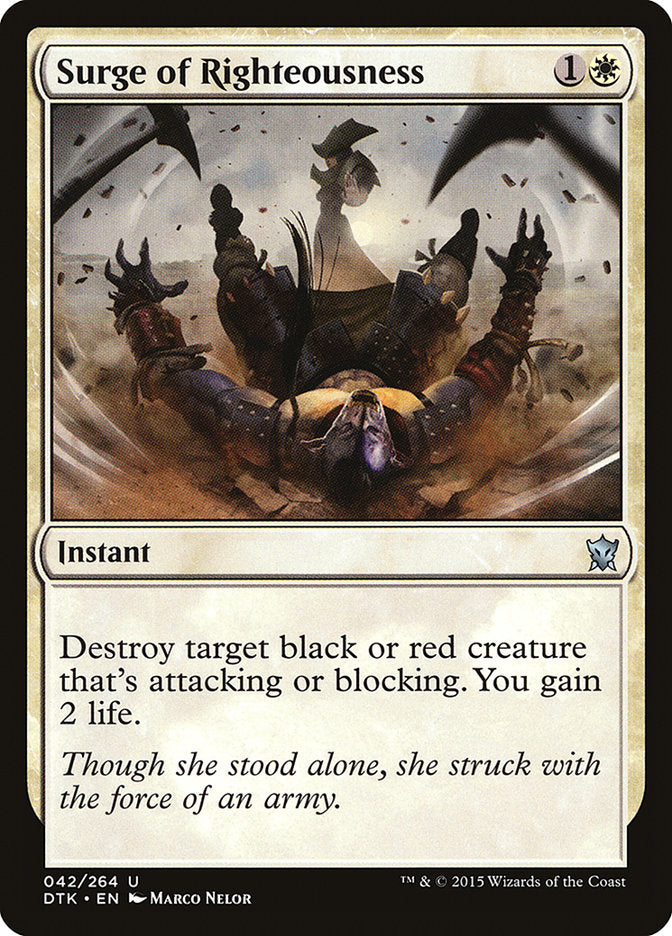 Surge of Righteousness - carta Magic The Gathering
