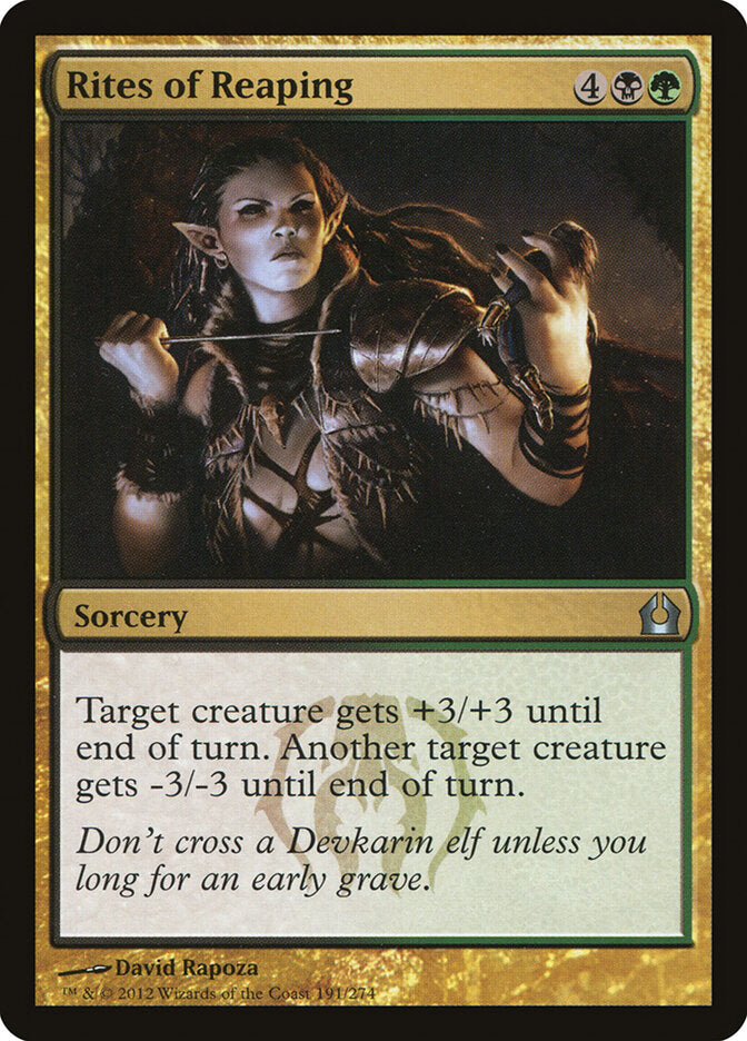 Rites of Reaping - carta Magic The Gathering