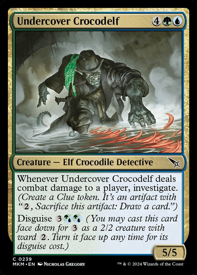Undercover Crocodelf - carta Magic The Gathering