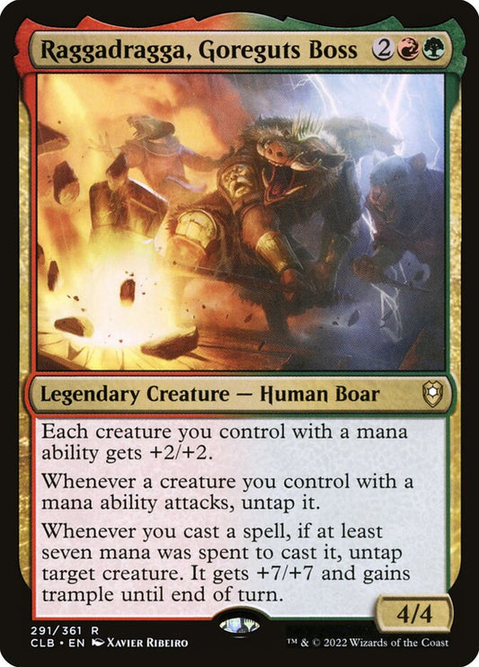 Raggadragga, Goreguts Boss - carta Magic The Gathering