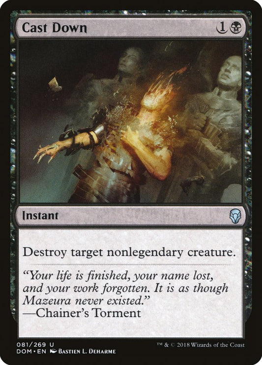 Cast Down - carta Magic The Gathering