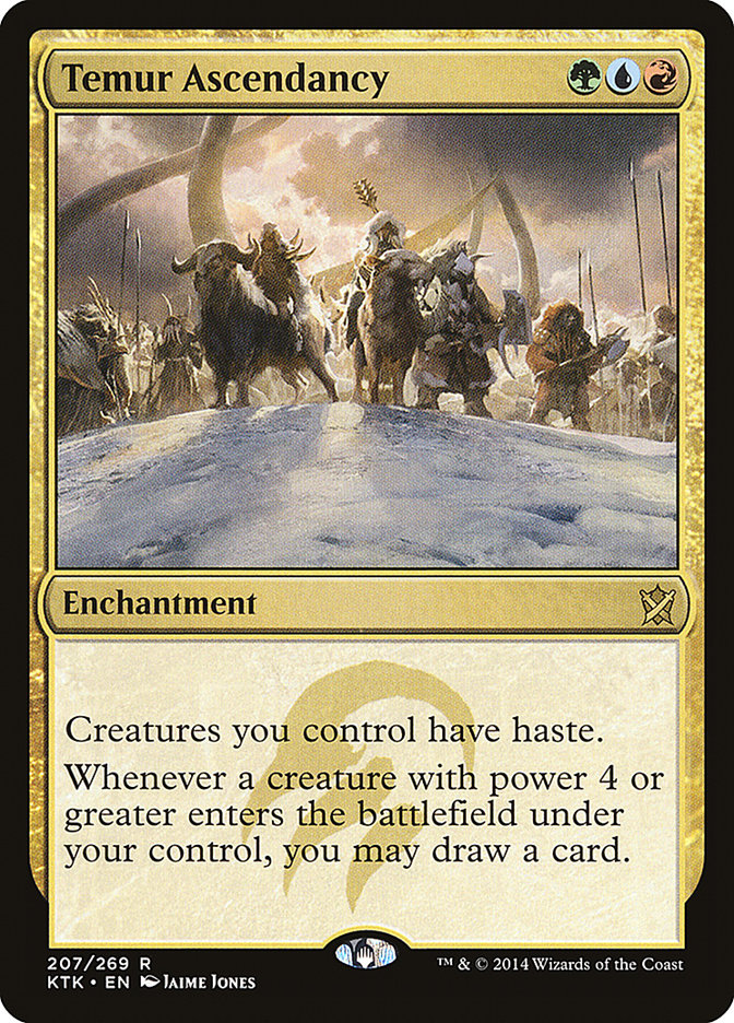 Temur Ascendancy - carta Magic The Gathering