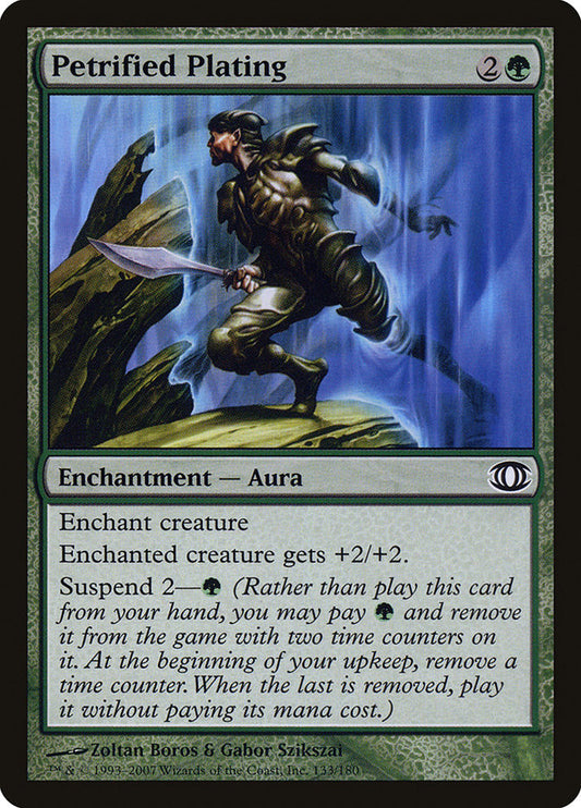 Petrified Plating - carta Magic The Gathering