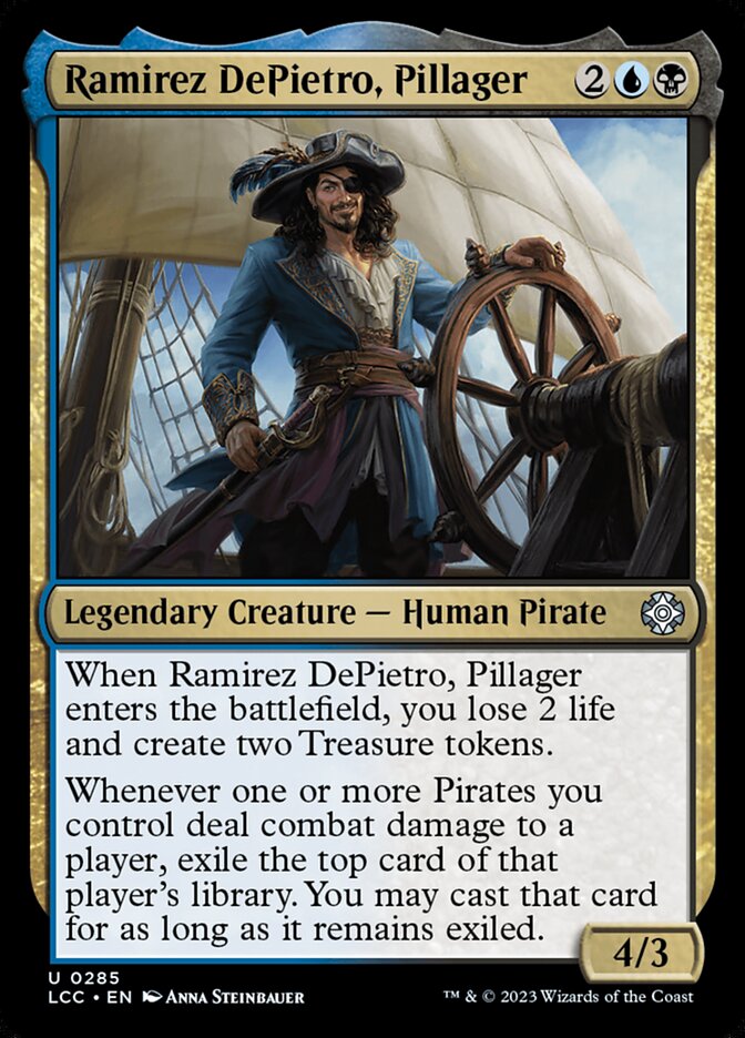 Ramirez DePietro, Pillager - carta Magic The Gathering