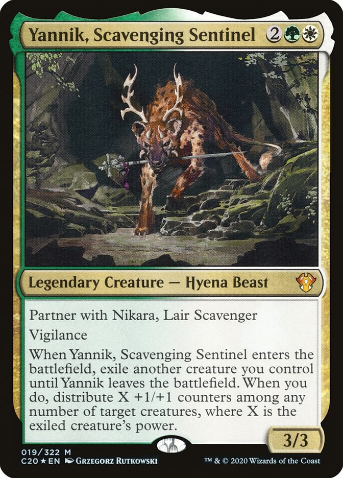 Yannik, Scavenging Sentinel - C20-019-F-LDG