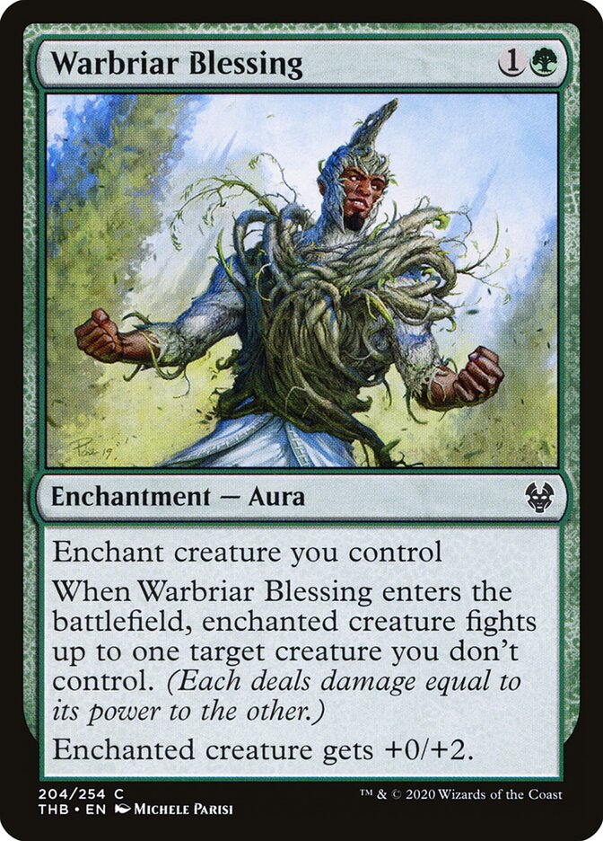 Warbriar Blessing - carta Magic The Gathering