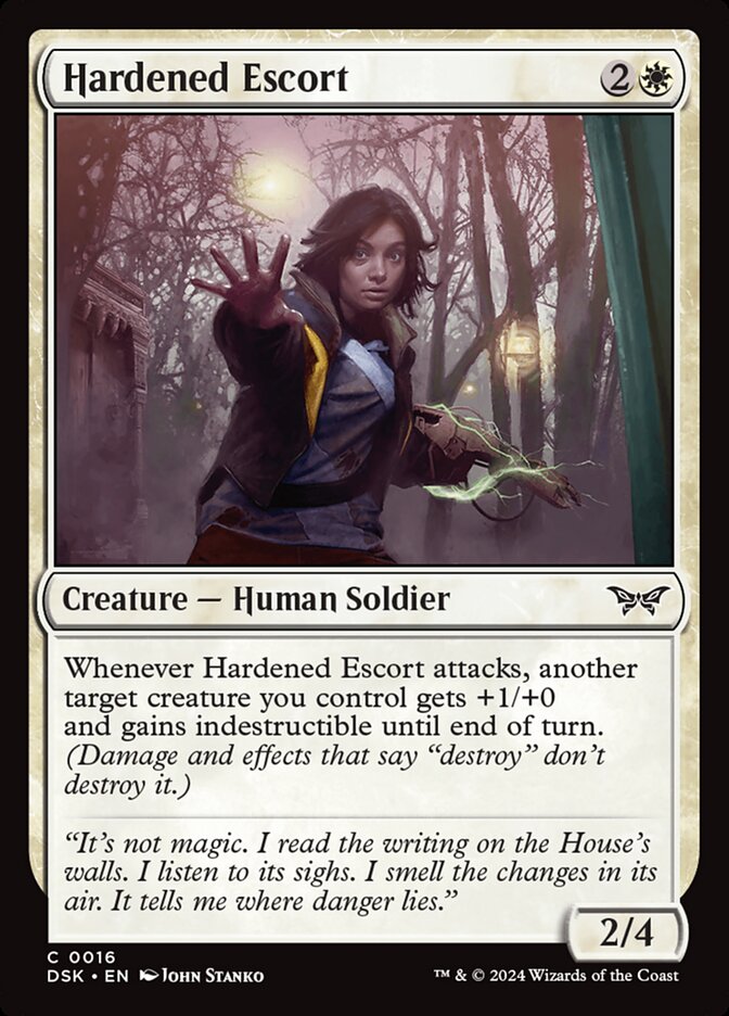 Hardened Escort - carta Magic The Gathering
