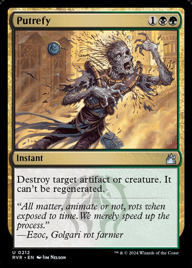Putrefy - carta Magic The Gathering