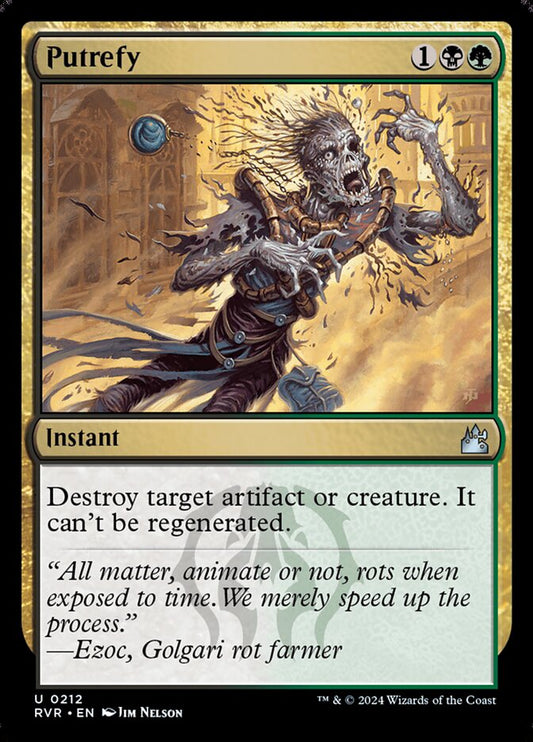 Putrefy - carta Magic The Gathering