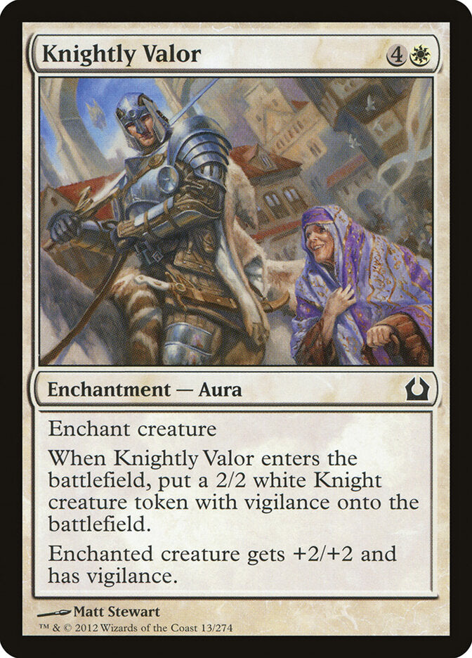 Knightly Valor - carta Magic The Gathering