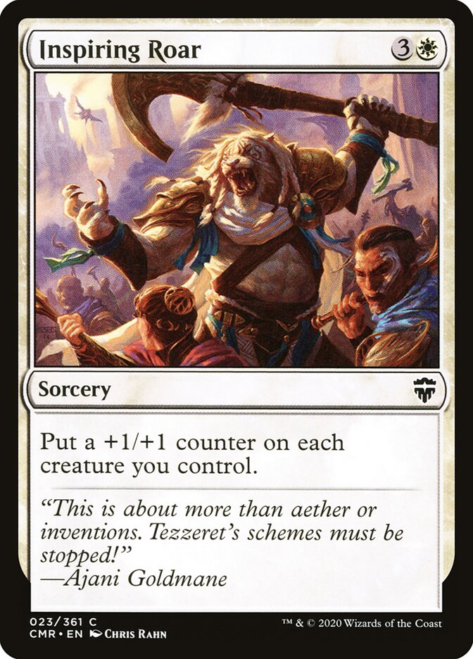 Inspiring Roar - carta Magic The Gathering