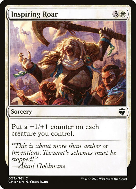 Inspiring Roar - carta Magic The Gathering